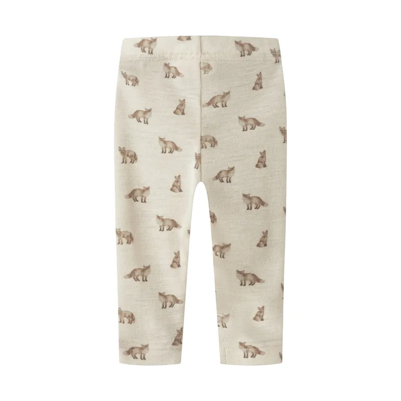 Lil' Atelier Leggings - Turtledove Fox - Gr. 68