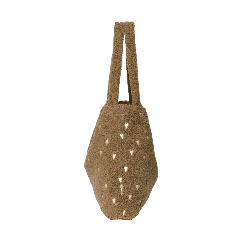 Studio Noos Teddy Hearts Mom Bag - Braun