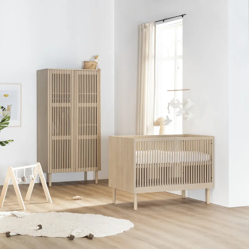 Kidsmill Dai Babybett 60 x 120 cm - Eiche