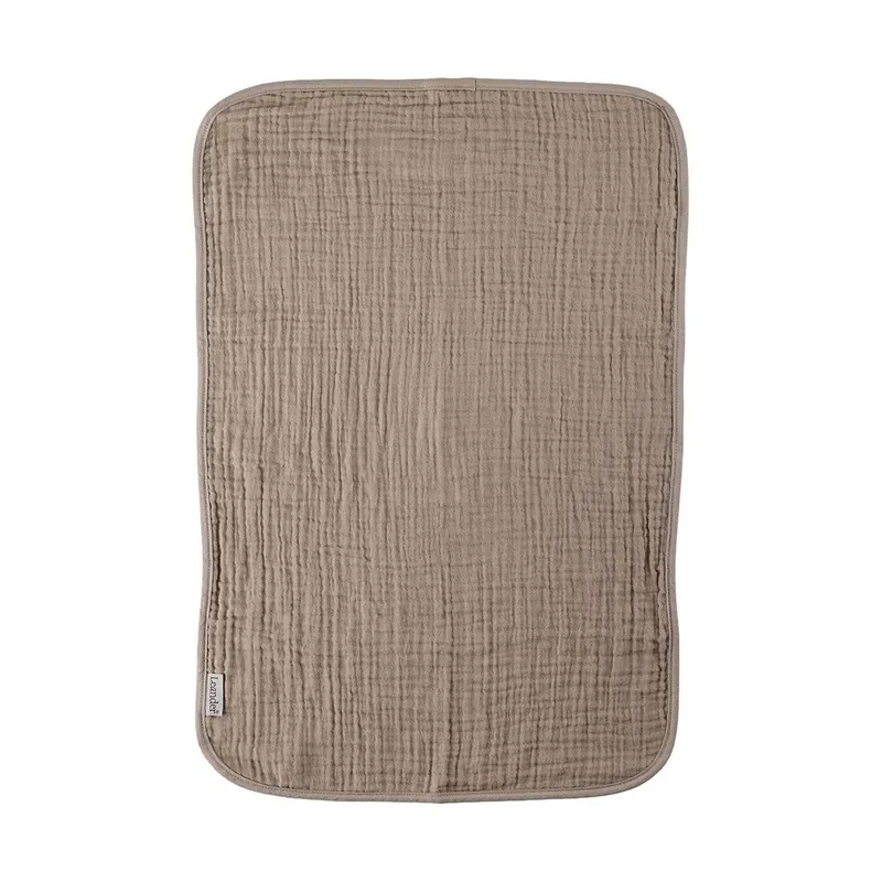 Leander Hydrophile Tücher Organic Muslin - 2 Stück - Cappuccino / Mocca