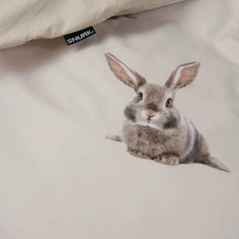 Snurk Bunny Bettbezug – 140 x 200/220 cm – Beige