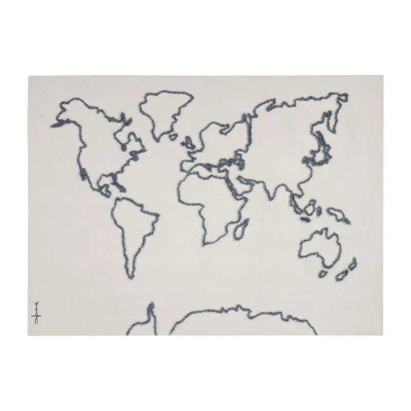 Lorena Canals Map Canvas Wandteppich