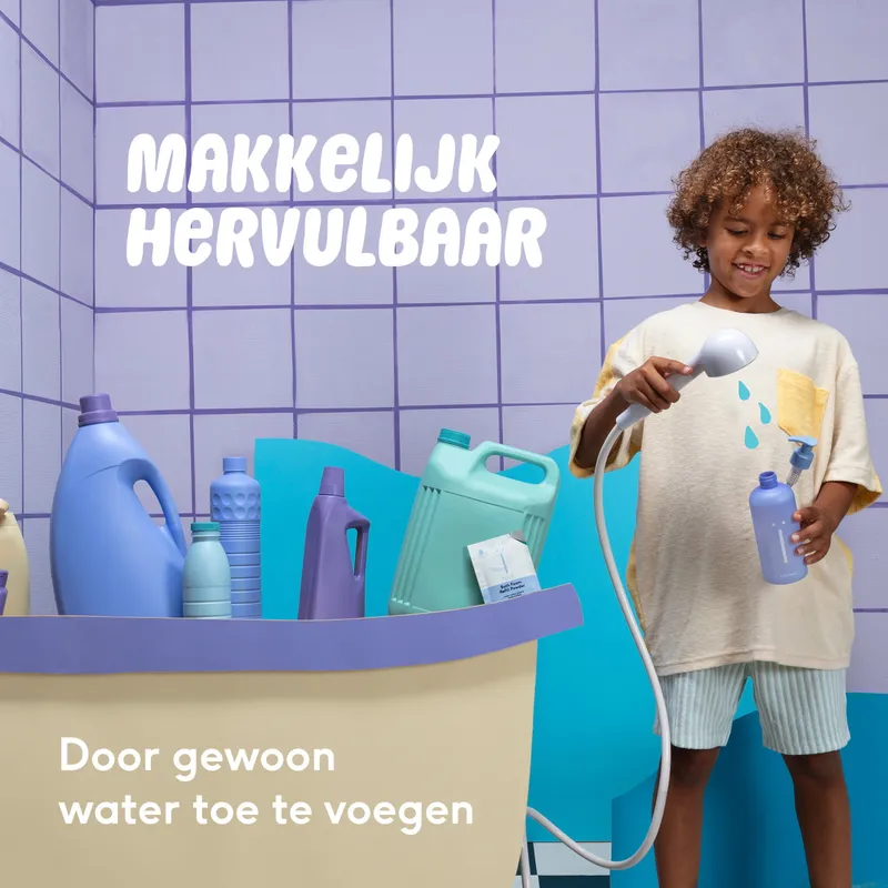 Naïf Pump Bottle + Wash Gel Nachfüllpulver