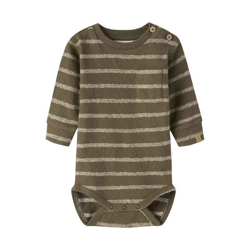 Lil'Atelier Babybody - Größe 68 - Teak
