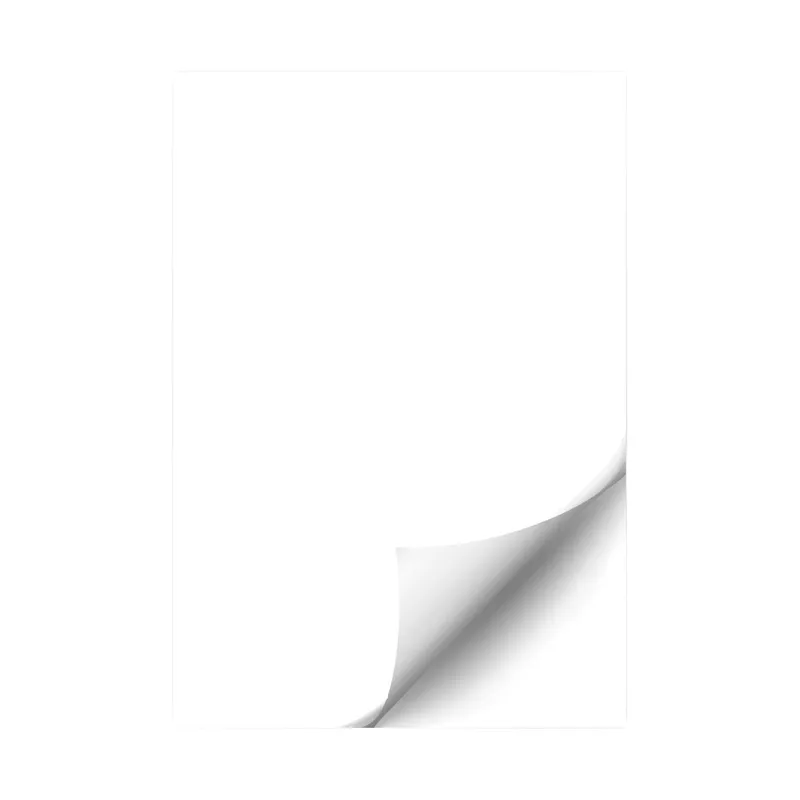 Magnetic Sticker Whiteboard – 62x90 cm – Weiß