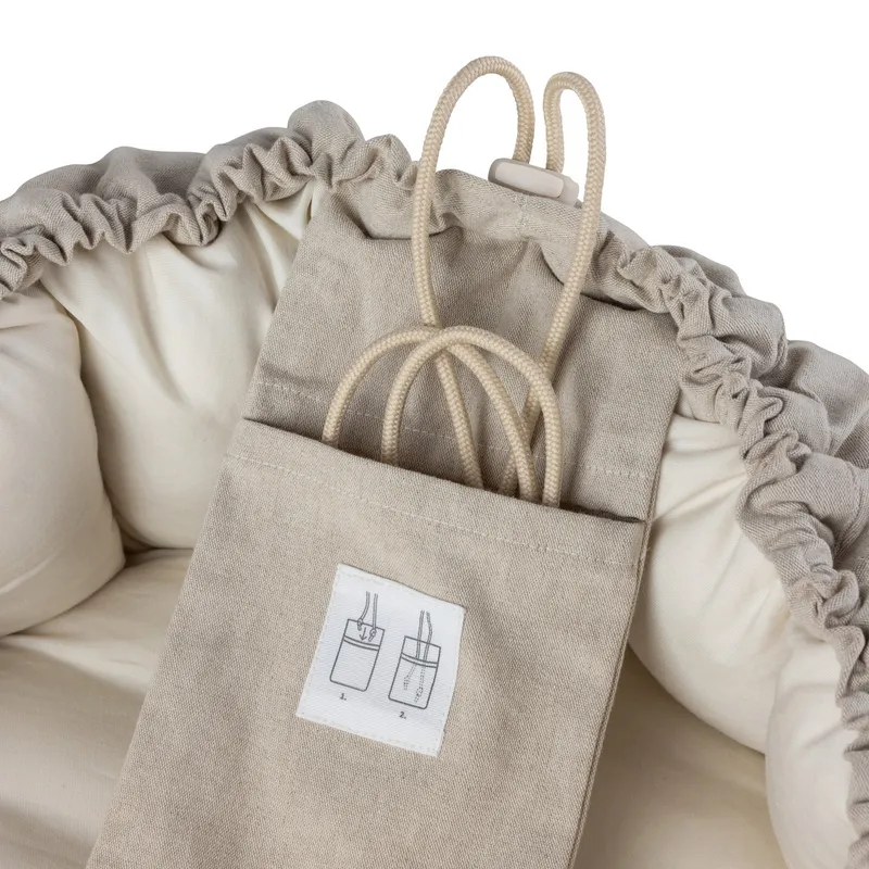 Sebra 3-in-1 Babynestchen - Morning Beige Melange