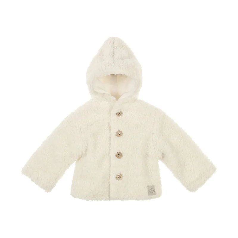 Nanami Jacke - Cotton Teddy - Off-White - Größe 62/68