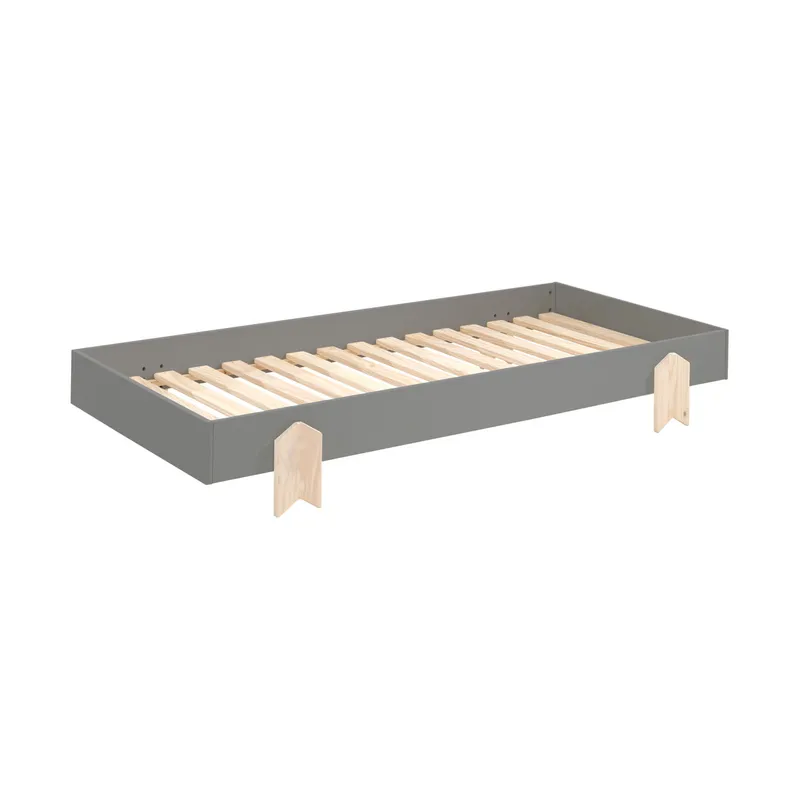 Vipack Modulo Bett 90 x 200 cm Arrow Grau