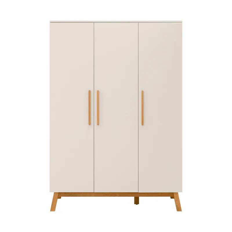 Bopita Kaleo Kleiderschrank 3-türig - Rose Wood