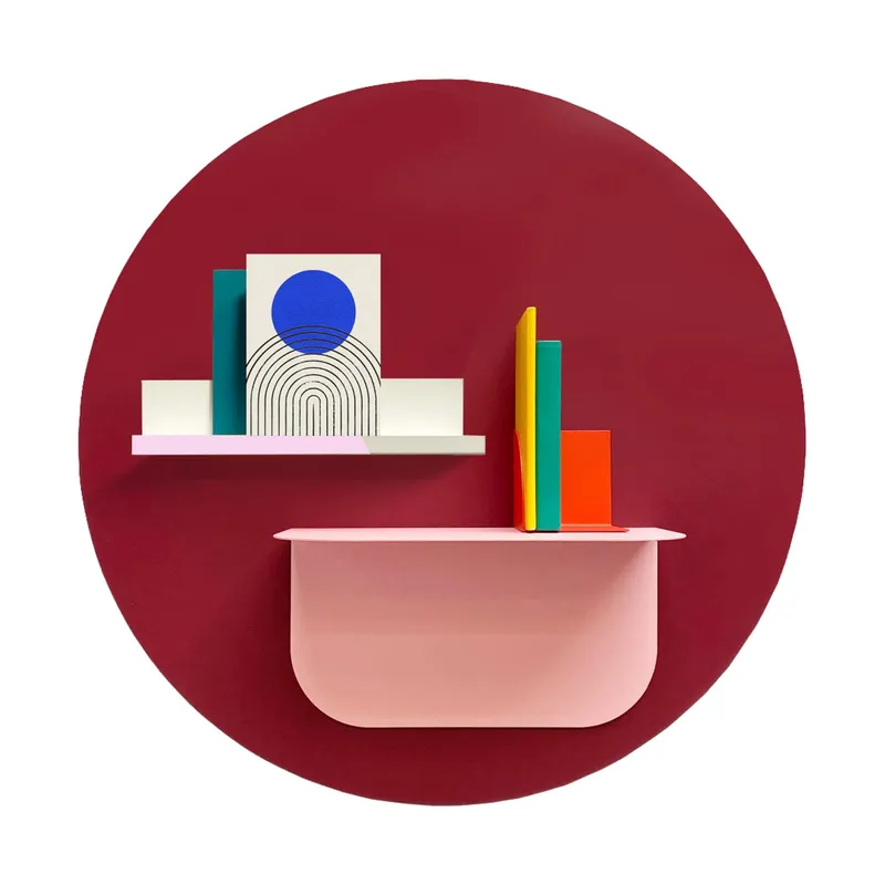Magnetic Sticker – Ø60 cm – Burgundy