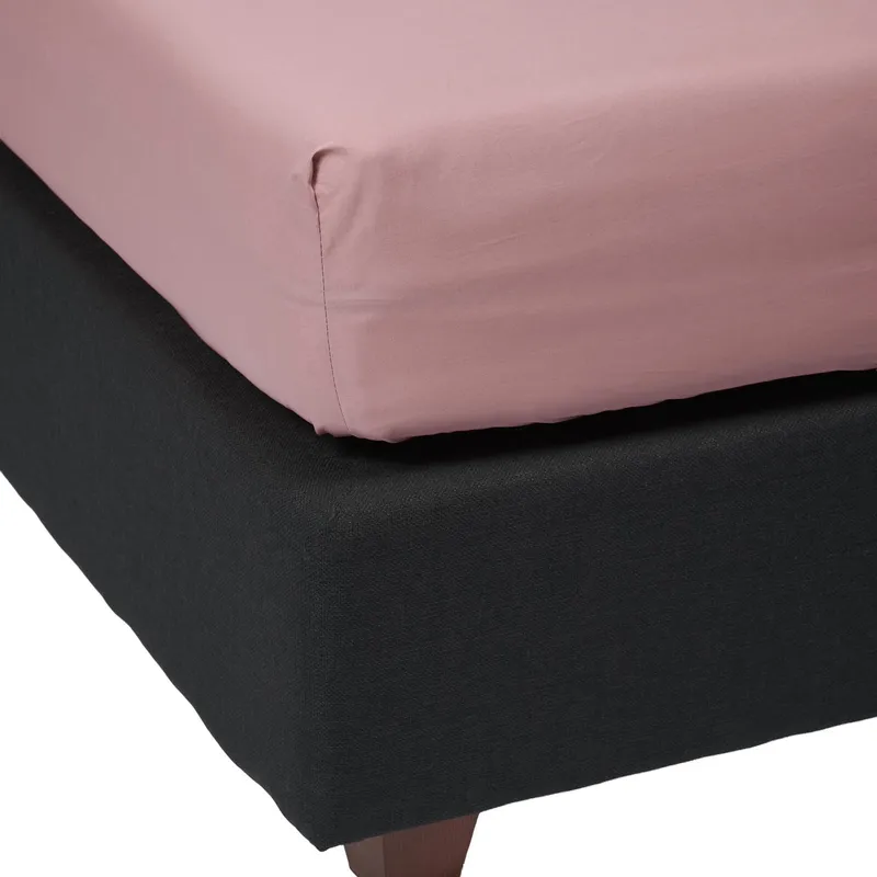 Essenza Home Premium Spannbettlaken - 90 x 200 cm - Percale - Woodrose