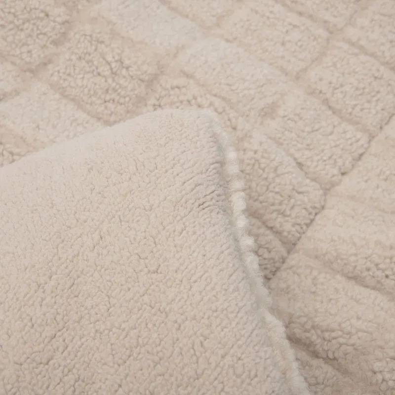 Jollein Laufstallteppich 75x95 cm - Laufstall Teddy - Warm Sand