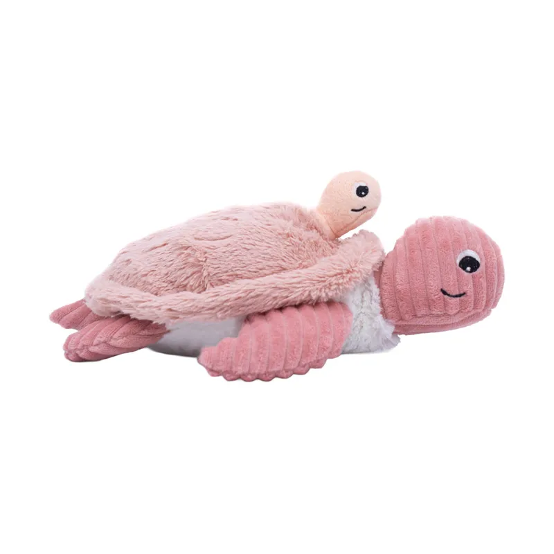 Les Ptipotos Sauvenou The Turtle Kuscheltier - Pink