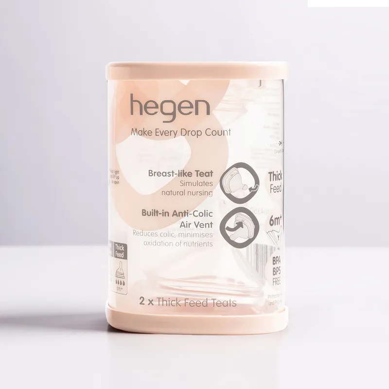Hegen Teat Thick Feed (2-pack)