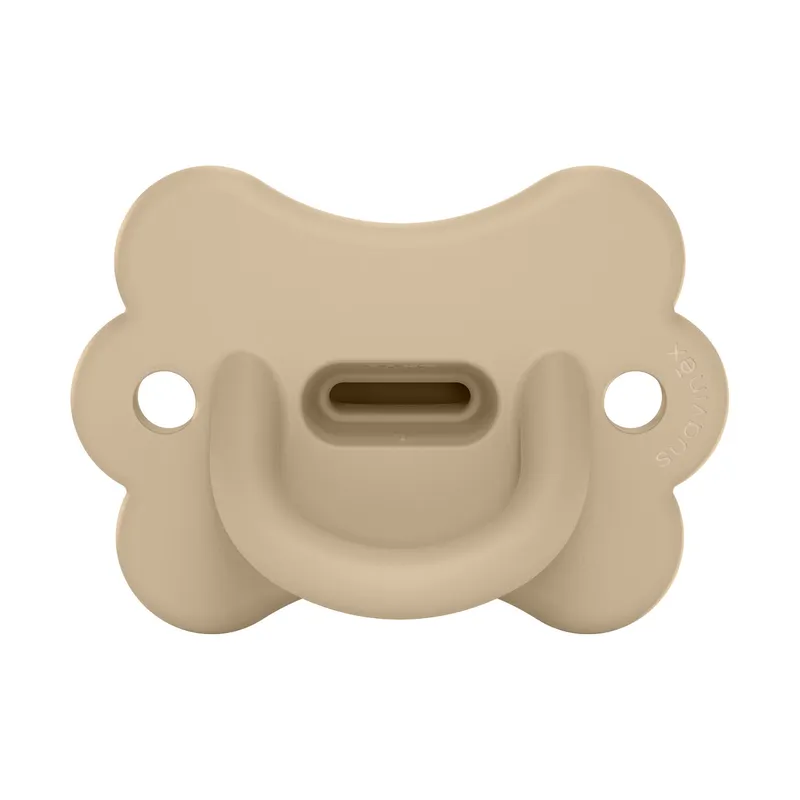 Suavinex Schnuller Schmetterling - Colour Essence SX Pro - 0‑6 Monate - Silikon - Beige