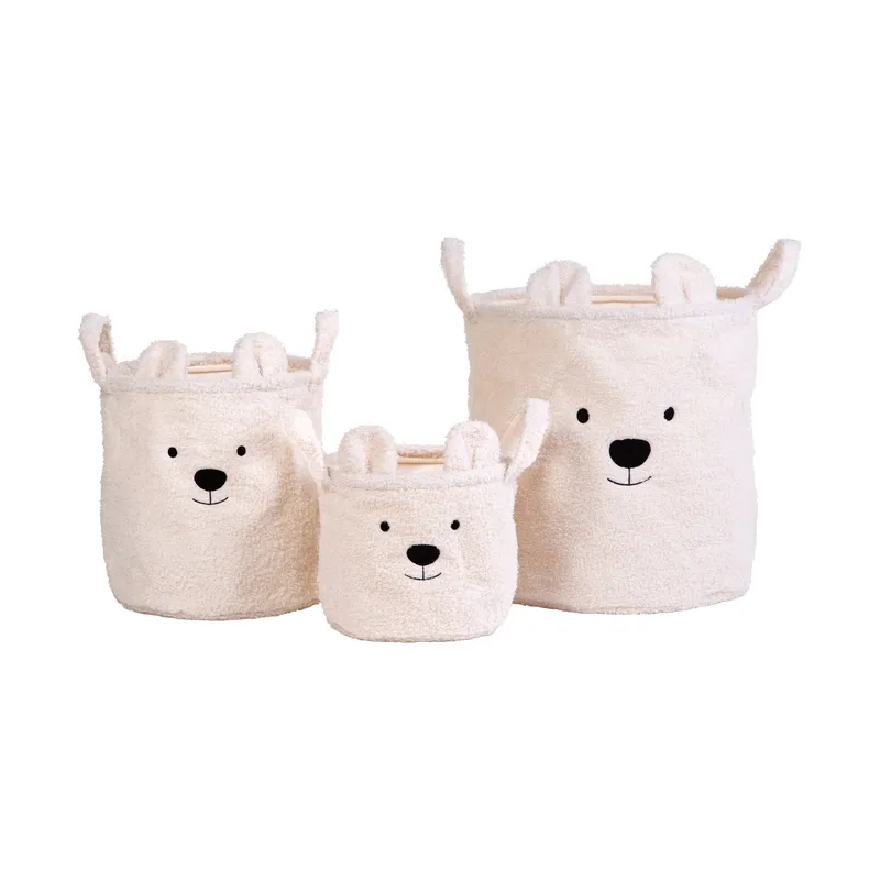 Childhome Teddy Aufbewahrungskörbe – 3 Stück