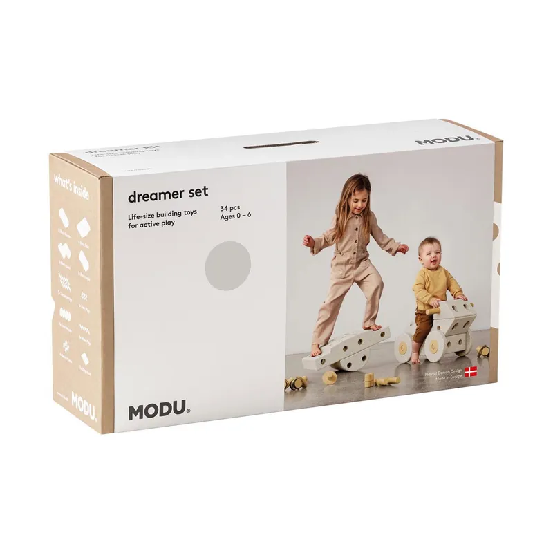 Modu Dreamer Set - Sand Grey / Honey Yellow