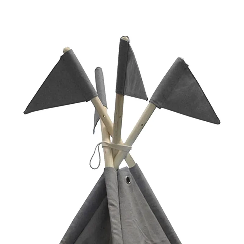 Overseas Canvas With Flags Tipi – Anthracite
