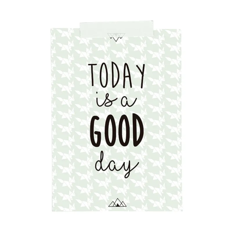 Bonjourbébé Little Fox Poster Good Day Mint 10 x 15 cm