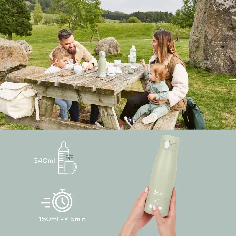 Babymoov Moov & Feed Flaschenwärmer - Green