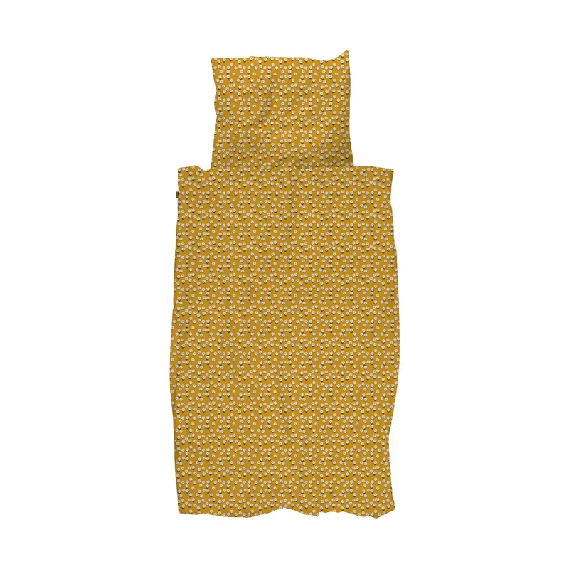 Snurk Daisy Sunrise Bettbezug- 140 x 200 / 220 cm - Gelb