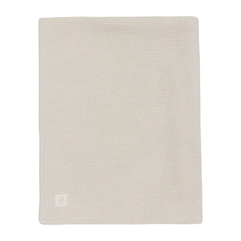 Jollein Bettdecke - Basic Knit - 100 x 150 cm - Oatmeal/Samt