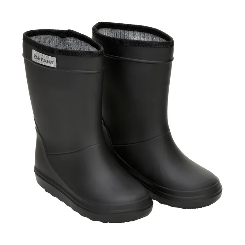 En Fant Regenstiefel - Solid Black - Gr. 29