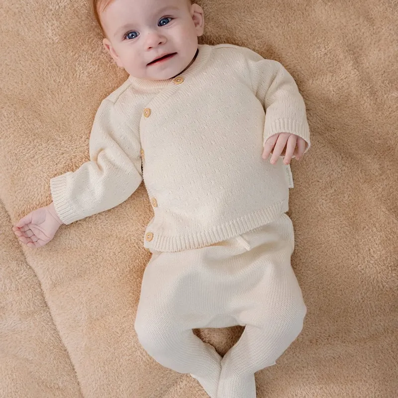 Little Dutch Strickhose – NOOS – Off White - 68