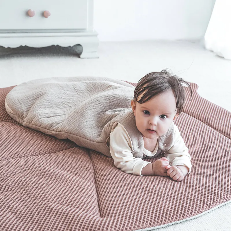 Julius Zöllner Muslin Babyschlafsack - Sand - Größe 62/68