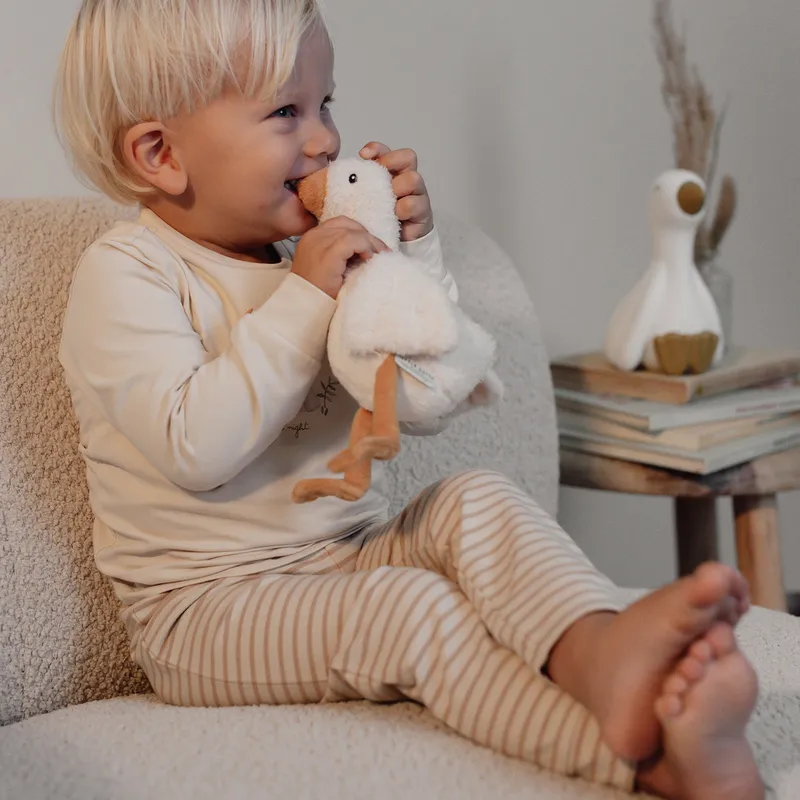 Little Dutch Zweiteiliger Pyjama - Natural Stripes - Gr. 86/92