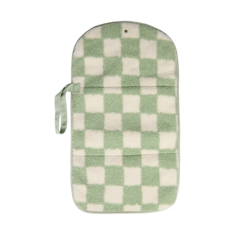 Studio Noos Teddy Wickelunterlage - Pistachio Checked
