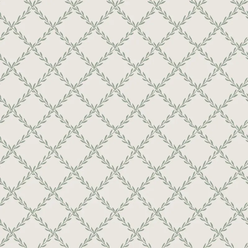Sandberg Trellis Garden Tapete - Green