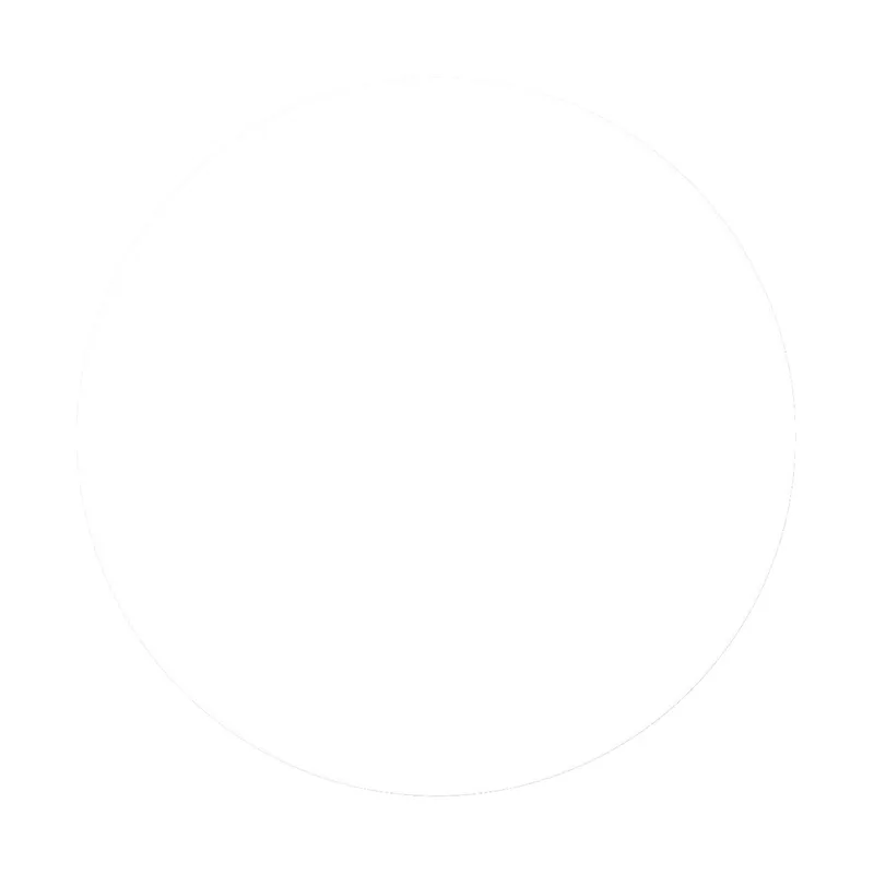 Magnetic Sticker Whiteboard – Ø60 cm – Weiß