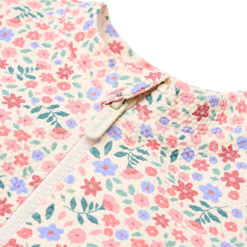 Little Dutch Langarm-Badeanzug - Dreamy Flowerfield - Größe 98/104