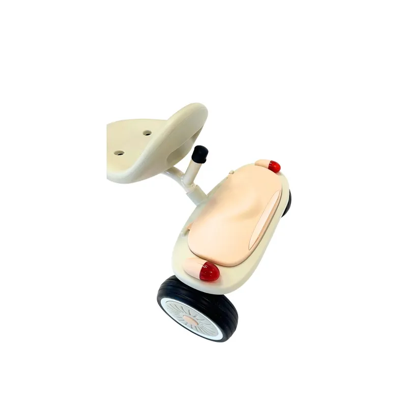 Puck Dreirad - Cream / Rose - mit Schiebestange
