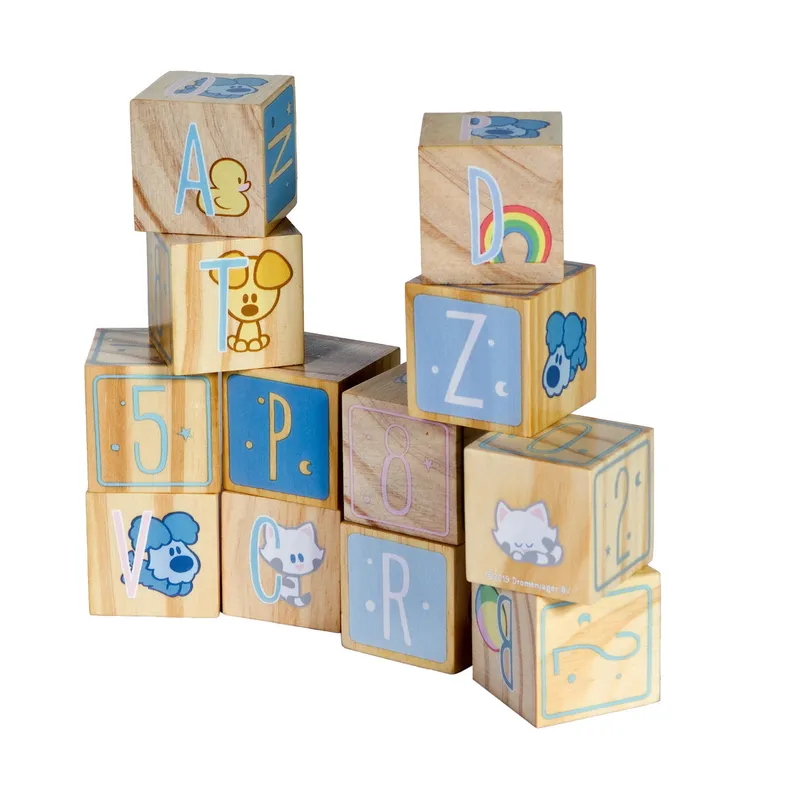 Rubotoys Woezel und Pip Holzklötze