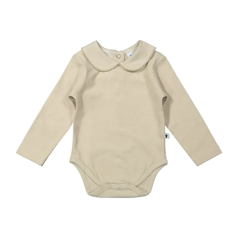 Klein Baby - Babybody - Oxford Tan - Langarm - Größe 68 - Beige