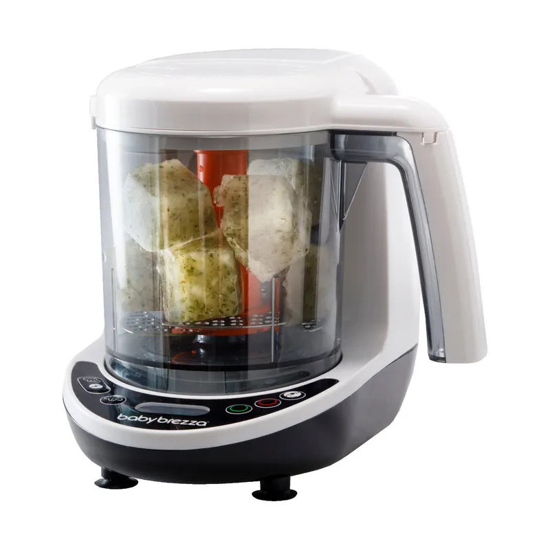 Baby Brezza Paketangebot - One Step Baby Food Maker Deluxe + Formula Pro Advanced - All White