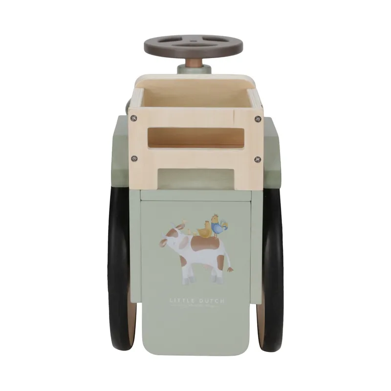 Little Dutch Holz 4-Wieler Traktor - Little Farm