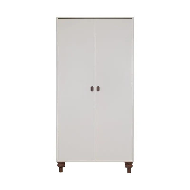 Europe Baby Olivia Kleiderschrank - 2-Türen - Oatmeal - Bold