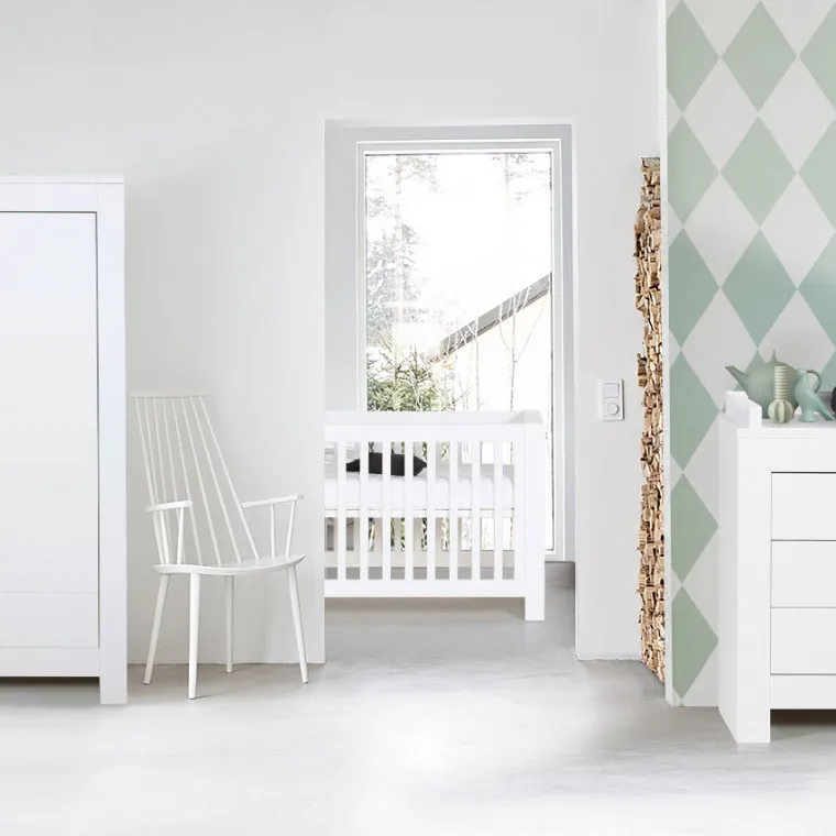 Kidsmill Alaska Kleiderschrank 2-türig Mattweiß