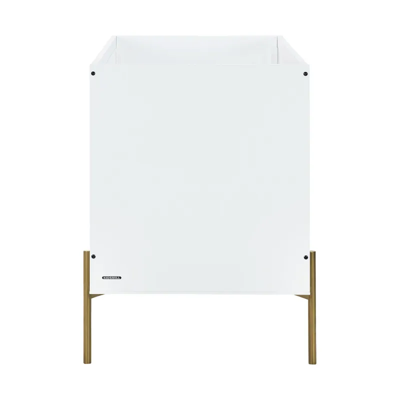 Kidsmill Boutique Babybett Weiß / Brass 60 x 120 cm