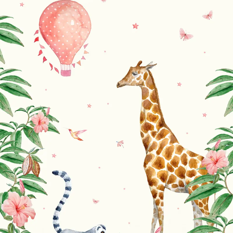 Creative Lab Amsterdam Giraffe Tapete 200 x 280 cm