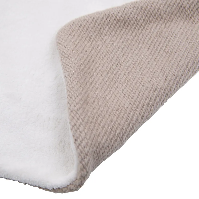 Bamboom 4 Season Hooded Baby Wickeldecke - 75x75 cm - Stone Sand