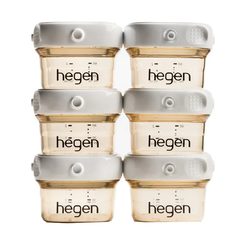 Hegen PCTO™ 60ml/2oz Breast Milk Storage PPSU (6-pack)