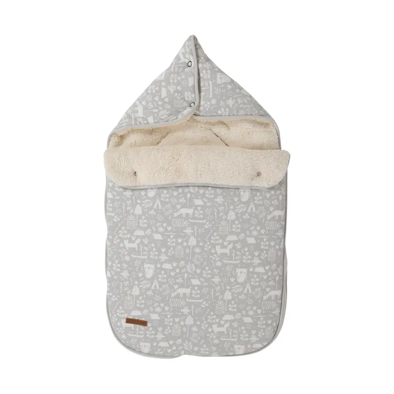 Little Dutch Adventure Autositz Fußsack Grey