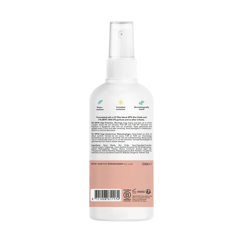 Naïf Sonnenschutzspray Für Baby & Kind - SPF 50 - 100 ml