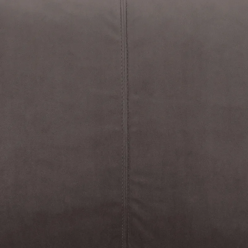 Overseas Middlestitch Kissen - 40 x 60 cm – Samt – Taupe