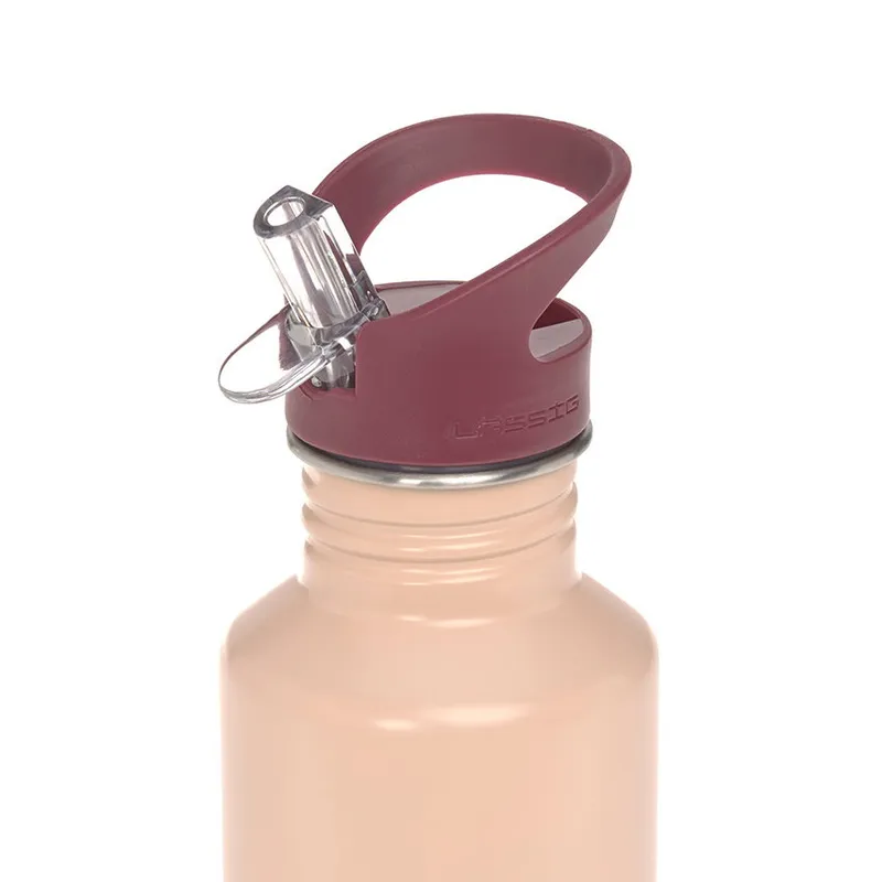 Lässig Edelstahl Trinkflasche - Unique - Rosa
