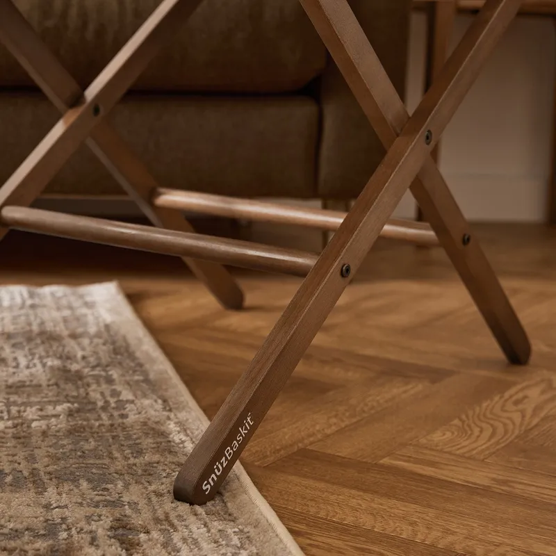 Snüz SnüzBaskit Moses Basket + Stand Set -Graphite/Walnut
